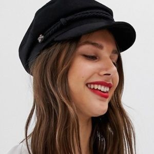 ASOS black fisher mans hat